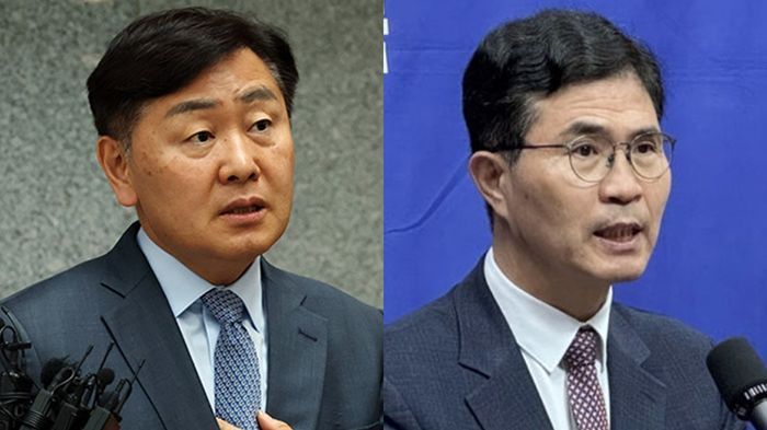 김관영(왼쪽) 무소속 전북지사 후보와 이원택 더불어민주당 전북지사 후보 ⓒ연합뉴스