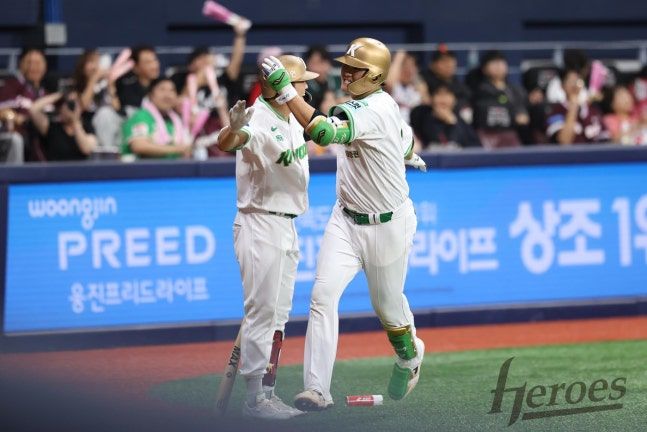 4연승을 내달린 키움. ⓒ 키움 히어로즈