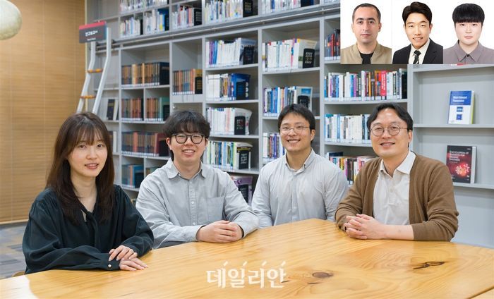 GIST AI융합학과 김승준 교수 연구팀이 기념촬영을 하고 있다.ⓒGIST