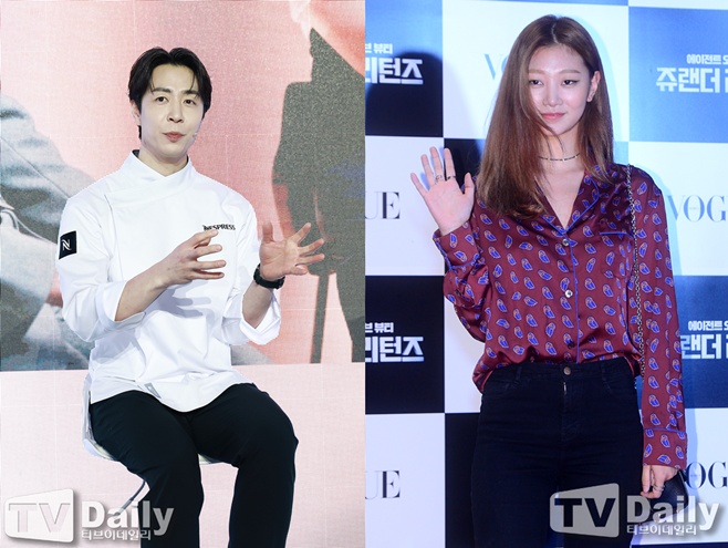 손종원 셰프, 모델 여연희