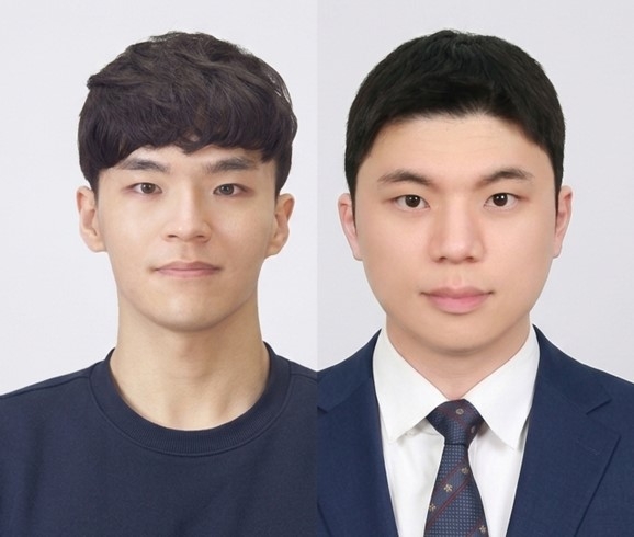 김선오 AI융합대학 컴퓨터공학과 교수(왼쪽)와 엄대호 서울시립대 교수.