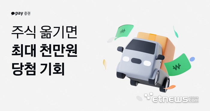 주식 입고를 완료하면 입고 금액과 무관하게 무작위 추첨을 통해 최대 1000만원의 현금 리워드 제공(사진=카카오페이증권)
