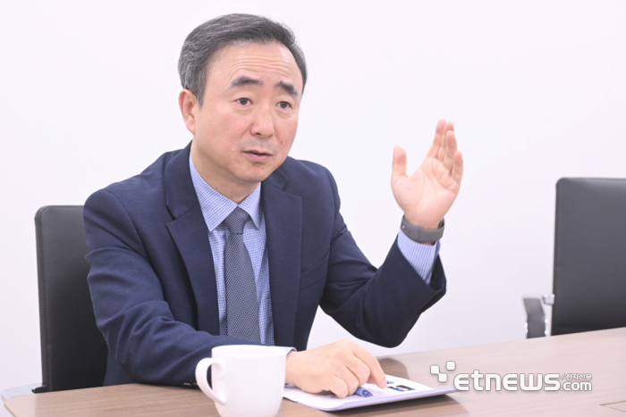 6·3 광주광산을 국회의원 보궐선거 임문영 더불어민주당 후보. 박지호기자 jihopress@etnews.com