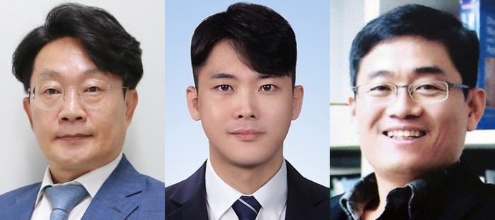 (왼쪽부터) 안진웅 DGIST 책임연구원, 정의진 박사후연수연구원, 전성찬 GIST 교수