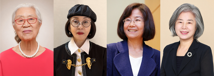 제24회 자랑스러운 이화인 수상자 김정옥·박성경·제인 오·김영란 동창 (사진=이화여대)