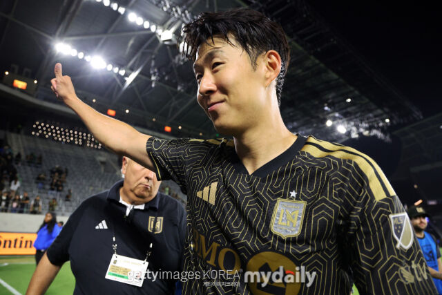 손흥민(LA FC)이 17일 기준 2026시즌 MLS 올스타전 포워드/윙어 부문 최다 득표 5인의 명단에 포함됐다./게티이미지코리아