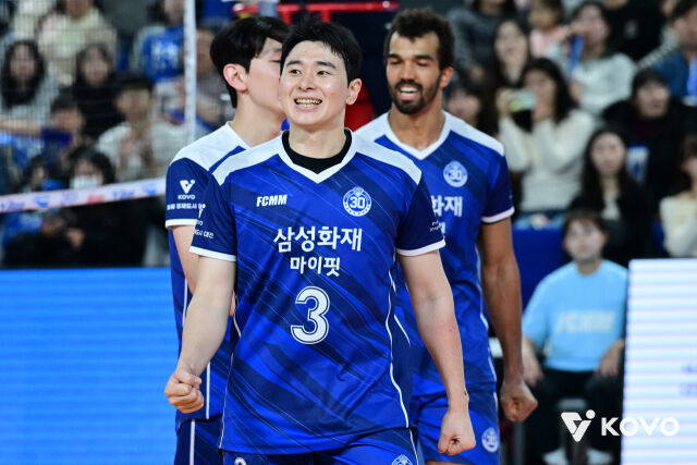 삼성화재를 떠나 OK저축은행 유니폼을 입게 된 노재욱./KOVO