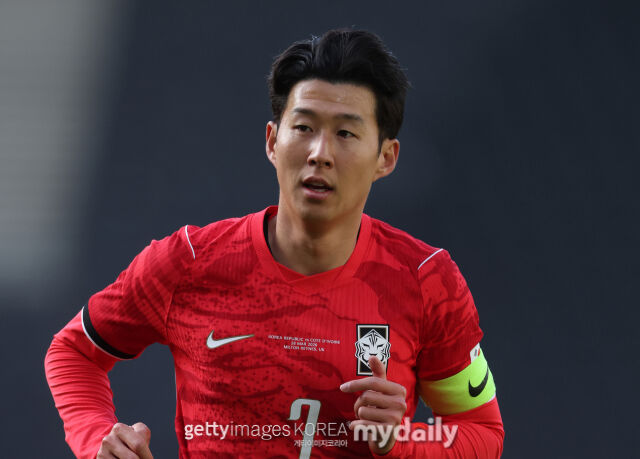 손흥민이 2026년 3월 영국 밀턴킨스에서 열린 코트디부아르와의 평가전에 출전했다./게티이미지코리아