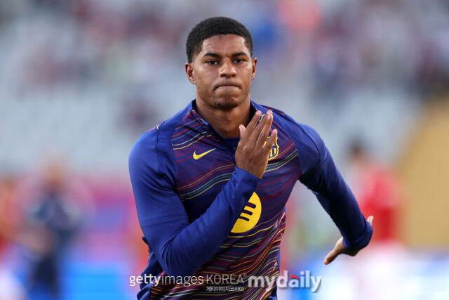 마커스 래시포드(바르셀로나)가 2026 국제축구연맹(FIFA) 북중미 월드컵 잉글랜드 대표팀 최종 명단에 발탁된 뒤 감사 인사를 전했다. /게티이미지코리아