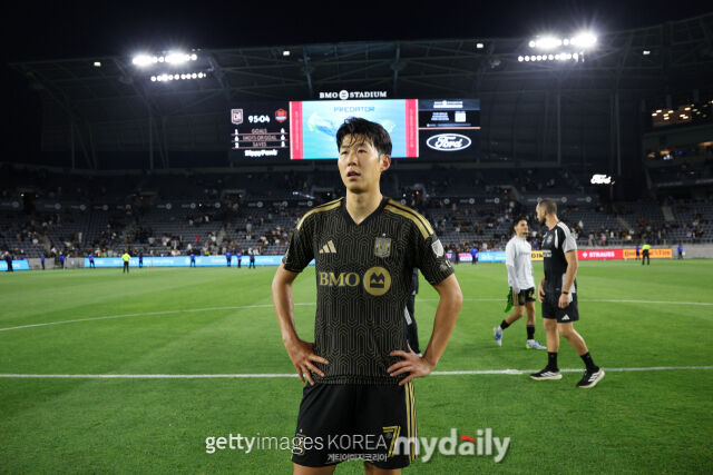 손흥민이 풀타임 활약한 LAFC가 2026년 5월 미국 LA에서 열린 휴스턴과의 2026시즌 MLS 경기에서 1-4 패배를 당했다./게티이미지코리아
