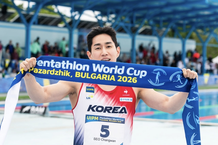 전남 근대5종의 간판스타 서창완(전남도청·30)이 세계무대 정상에 오르며 나고야 아시안게임 메달 획득에 청신호가 켜졌다. /전남도체육회