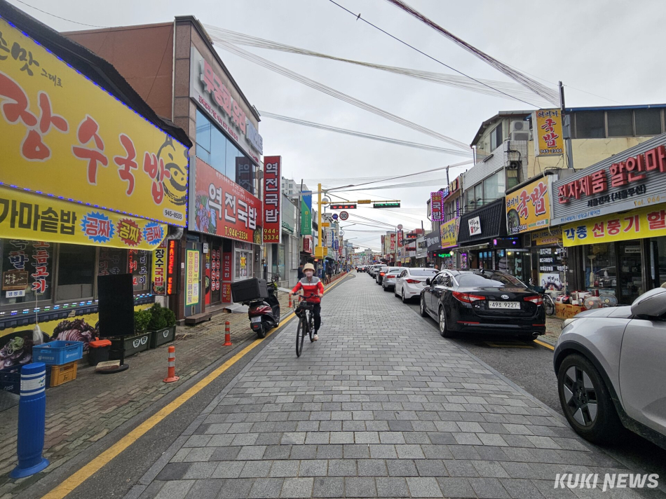 22일 오전 광주 광산구 송정매일시장 길목 모습. 서지영 기자