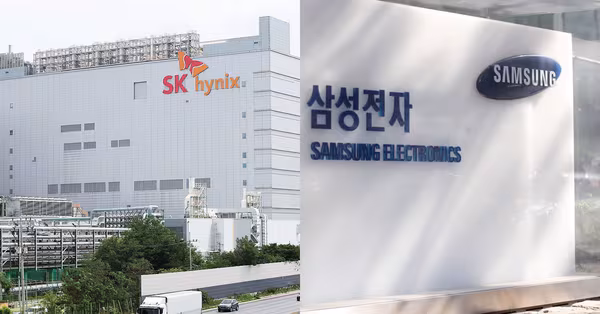 SK하이닉스와 삼성전자 사옥./연합뉴스.