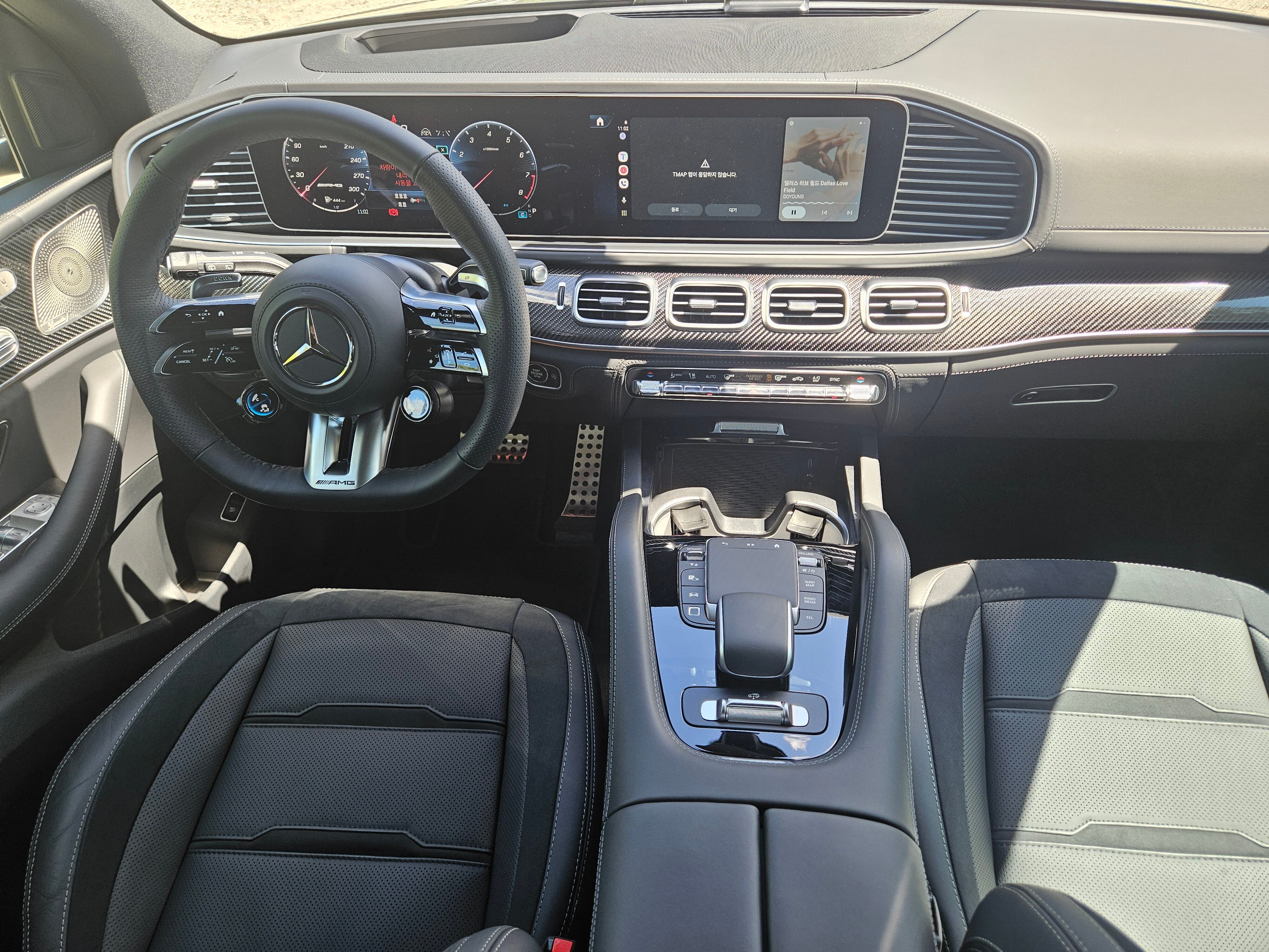 메르세데스-AMG GLS 63 4매틱의 내장. /김지환 기자