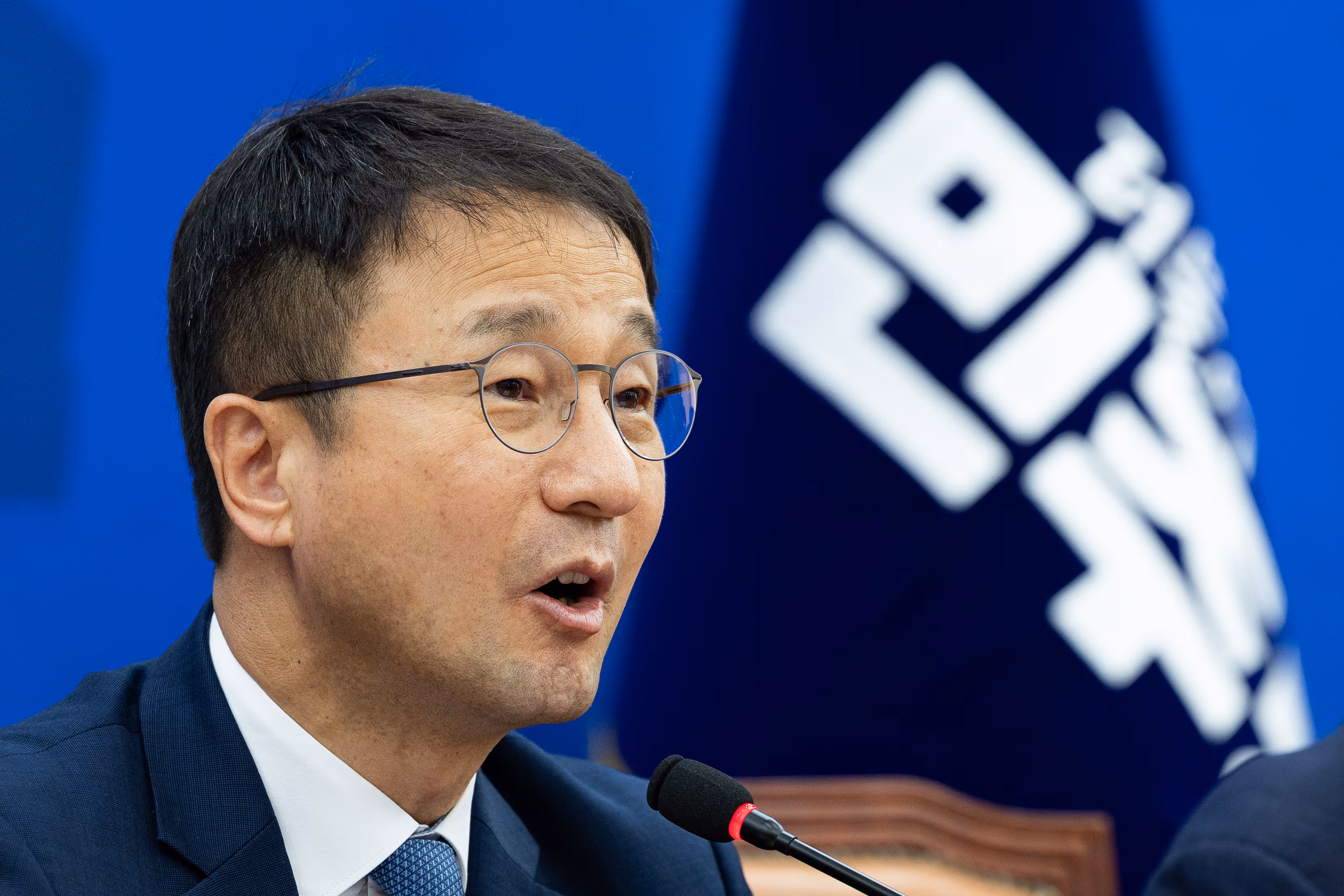 한병도 더불어민주당 원내대표가 14일 서울 여의도 국회에서 열린 정책조정회의에서 모두 발언을 하고 있다. 2026.5.14 ⓒ 뉴스1 유승관 기자