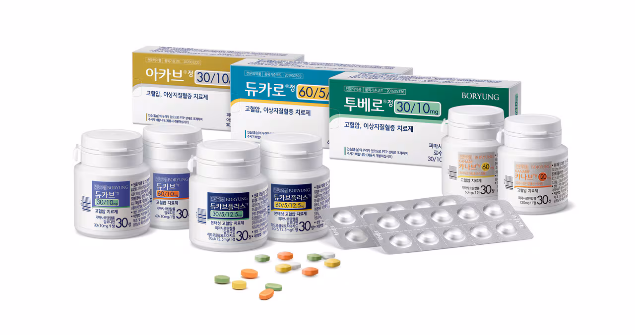 '카나브 패밀리' 제품군./보령