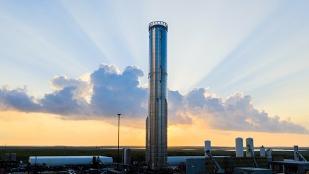 스페이스X의 스타십 로켓 부스터. (스페이스X(SpaceX) X 게시물)