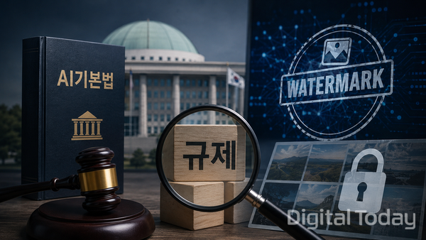 AI 생성물 워터마크 규제. [사진: 챗GPT]