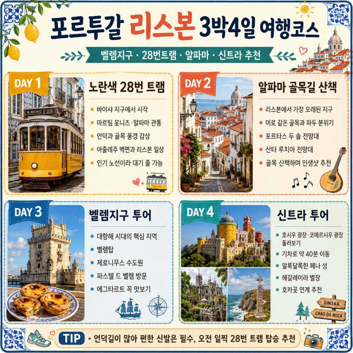 포르투갈 리스본 3박4일 여행코스 / ⓒ인포매틱스뷰