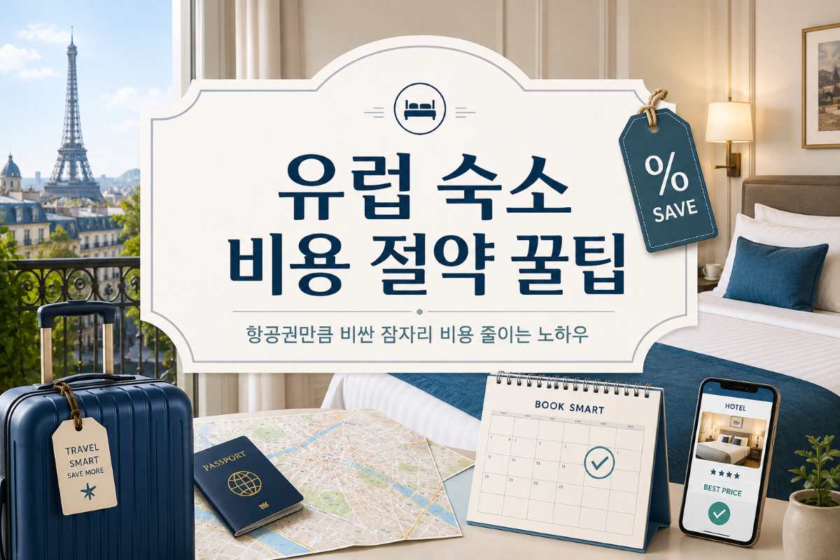 유럽 숙소 비용 절약 꿀팁 2026 / ⓒ인포매틱스뷰