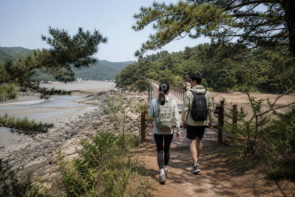 자월도 트레킹(이해를 돕기 위한 ai 이미지)
