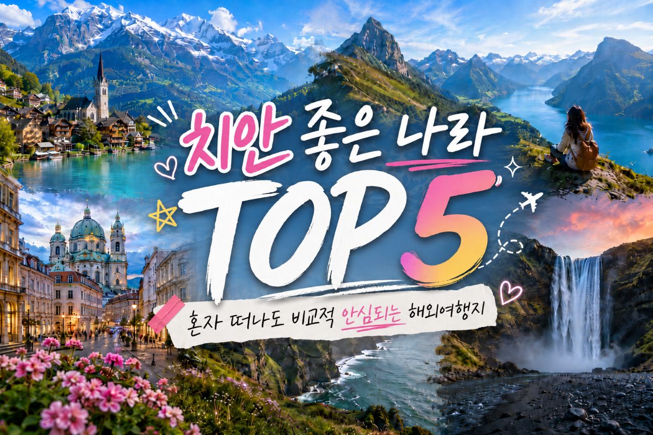 세계 치안 순위 TOP 5 / ⓒ인포매틱스뷰