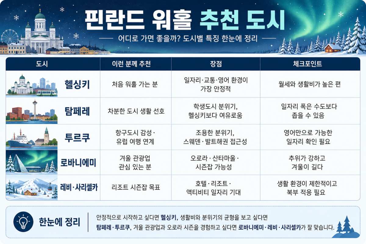 어느 도시가 좋을까? / ⓒ인포매틱스뷰