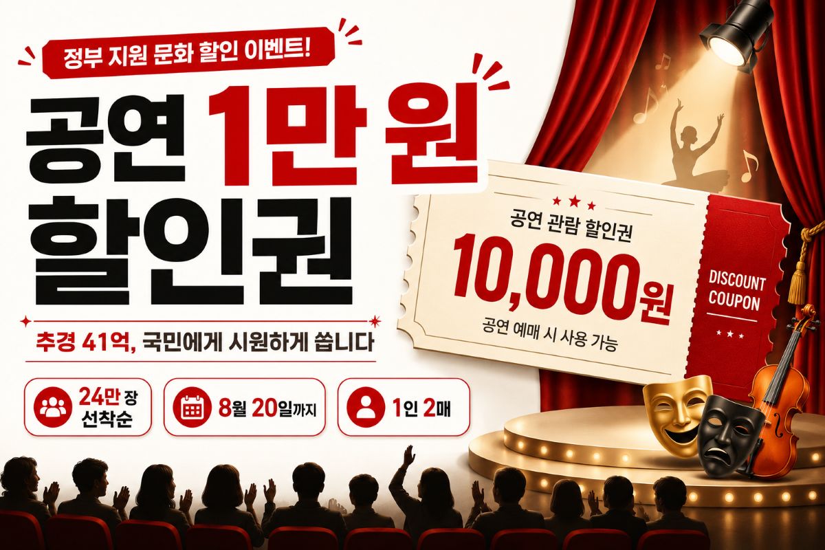 공연 1만 원 할인권 혜택 총정리 / ⓒ인포매틱스뷰