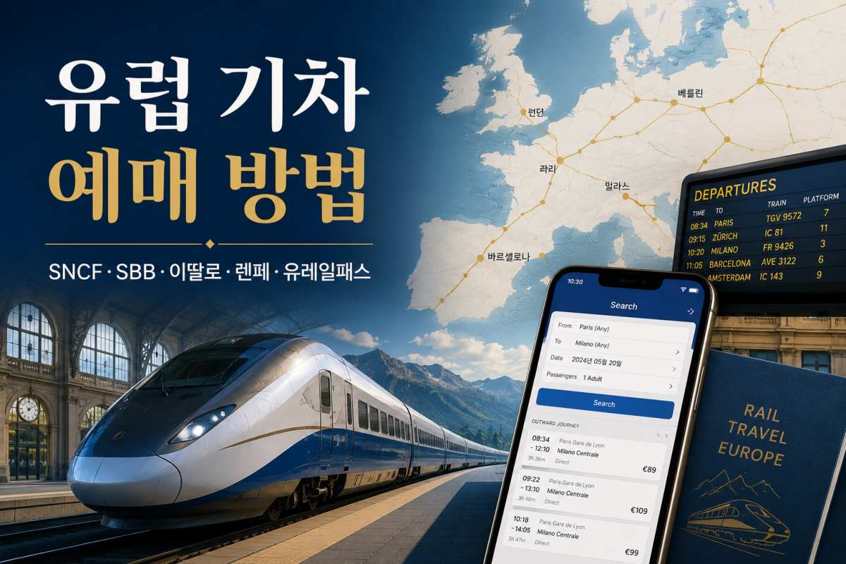 2026 유럽 기차 예매 방법 / 인포매틱스뷰