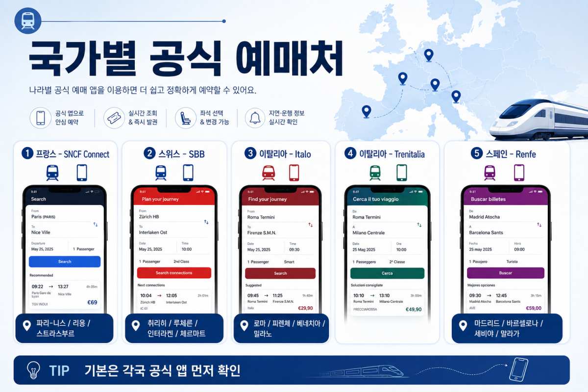 국가별 공식 예매처 / ⓒ인포매틱스뷰
