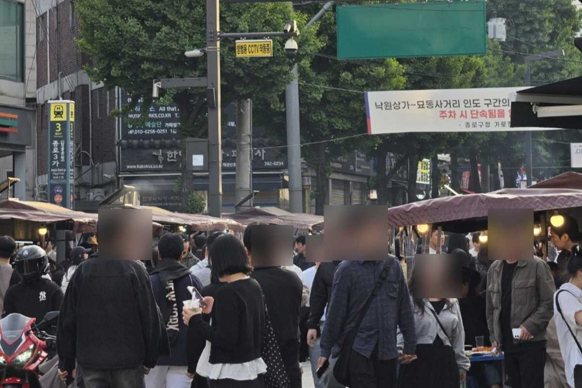 종로3가역 야장 모습