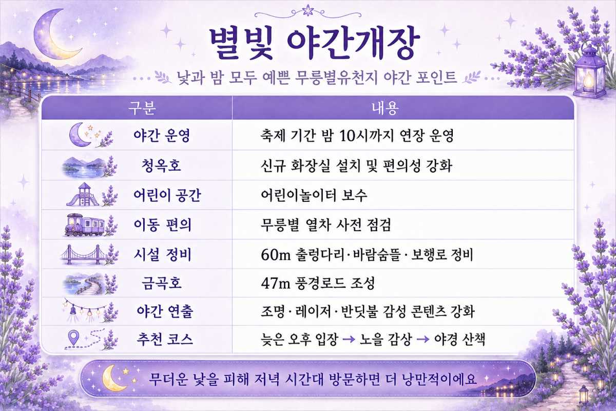 야간개장 루트 추천 / ⓒ인포매틱스뷰