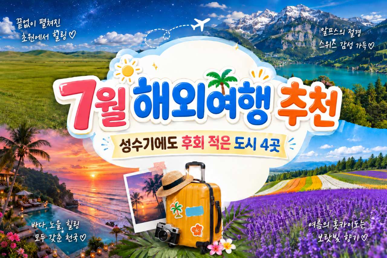 7월 해외여행 추천 리스트 / ⓒ인포매틱스뷰