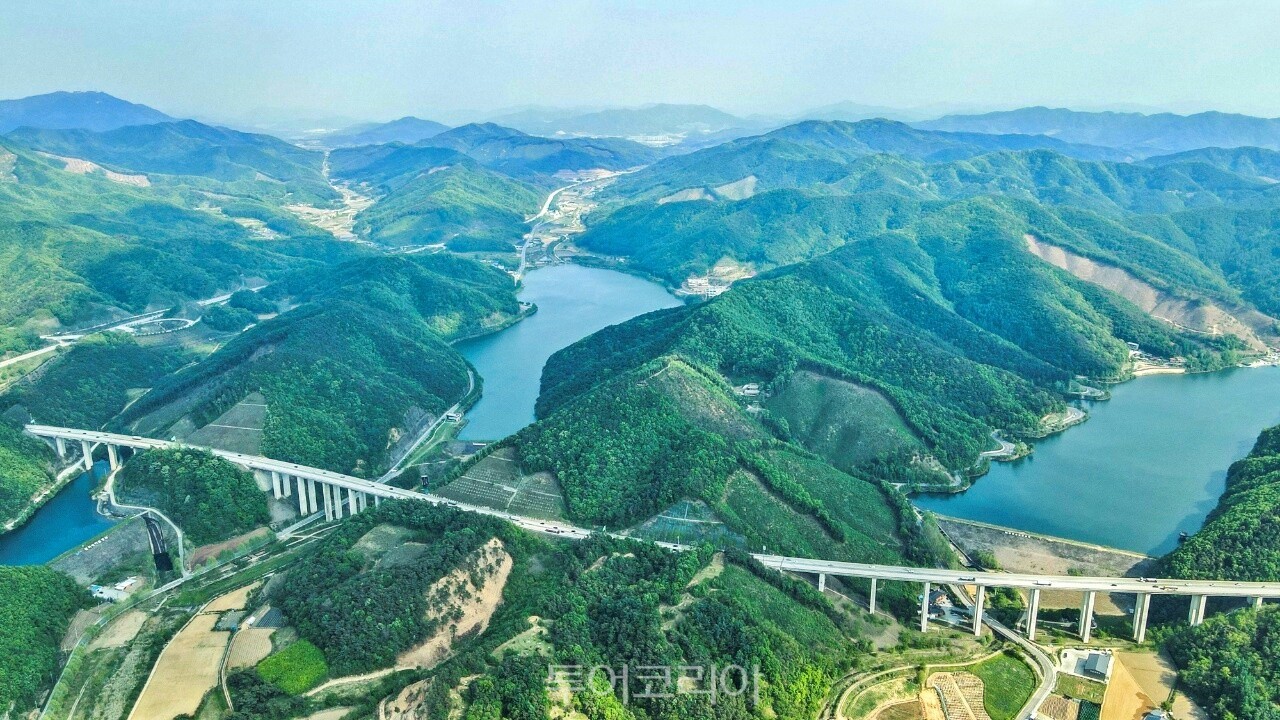 음성 삼형제 저수지 전경/ 사진- 음성군