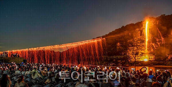 사진 / 안동 선유줄불놀이 모습