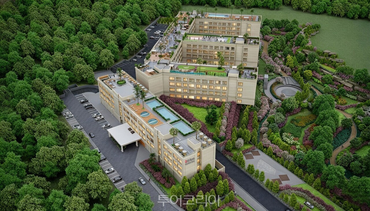 힐튼 가든 인 부산 기장 예상 조감도 /사진-힐튼
