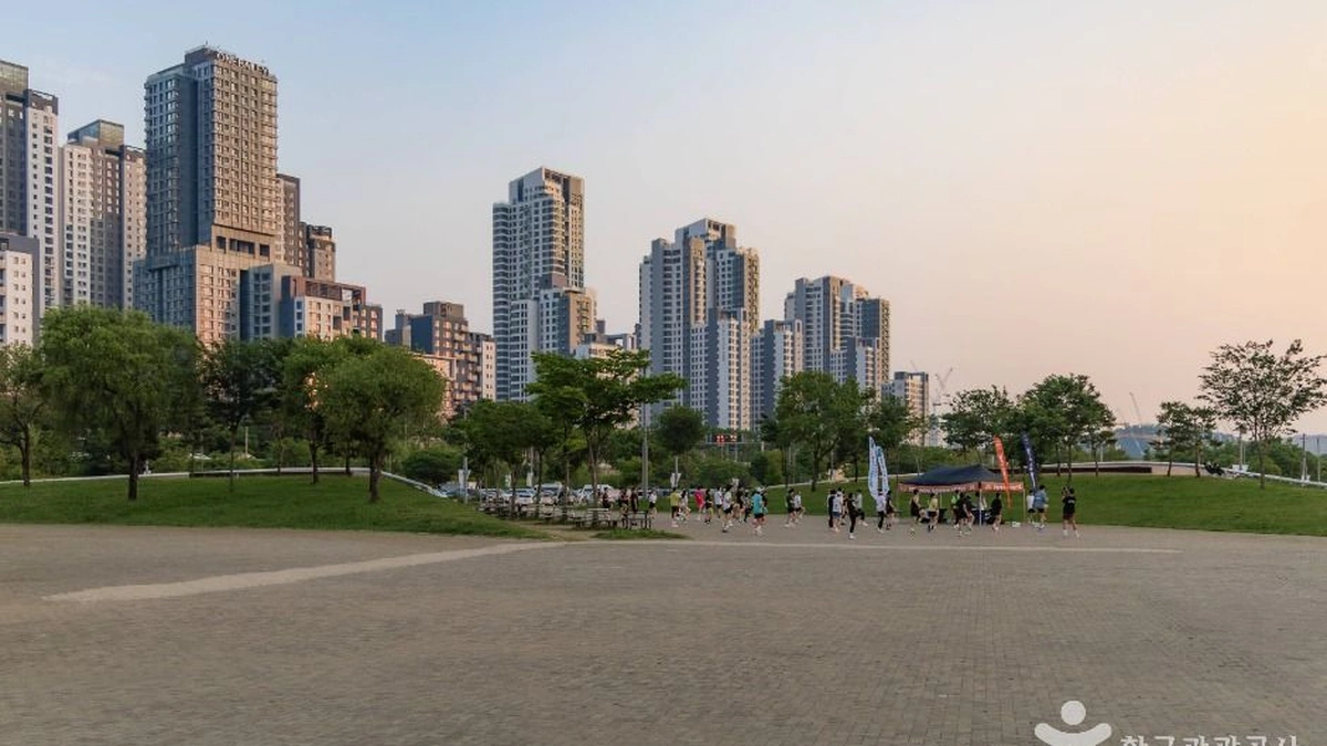 반포한강공원 달빛광장