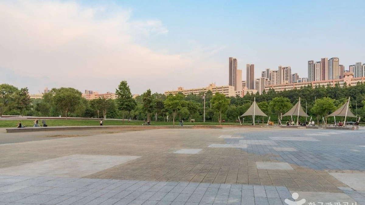 반포한강공원 달빛광장