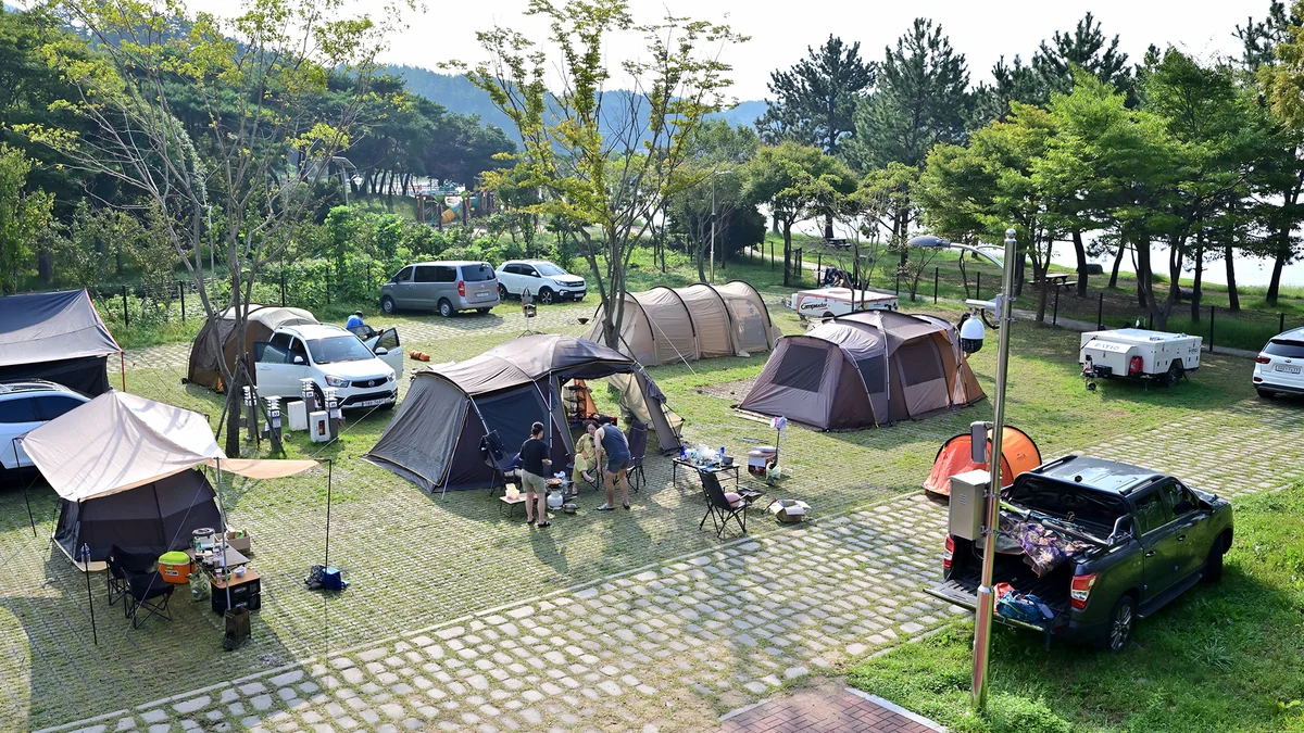 상족암오토캠핑장
