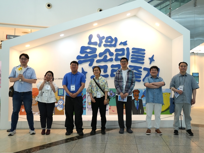 한국만화박물관에서 올해 처음으로 공유전시 프로젝트 ‘공간의 재발견’의 첫 번째 전시를 지난 19일 시작했다. 사진 | 한국만화박물관