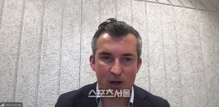 틱톡 제드 호너 오세아니아 및 동북아 고위험 정책 총괄이 20일 온라인 백그라운드 브리핑에 참석했다. 사진 | 틱톡 온라인 백그라운드 브리핑 캡처