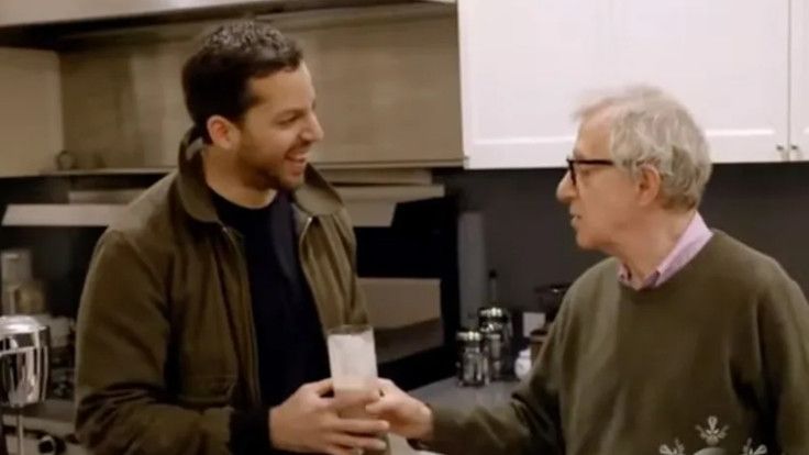 David Blaine and Woody Allen in Epstein\'s kitchen / Credit: YouTube