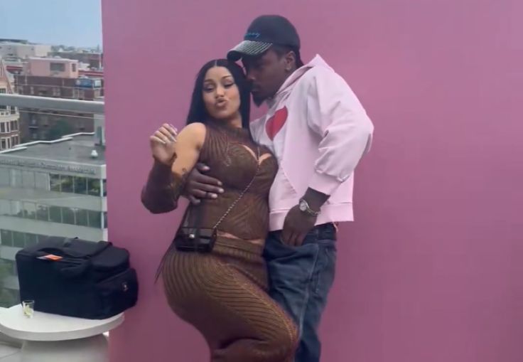 Cardi B and Stefon Diggs / Credit: X