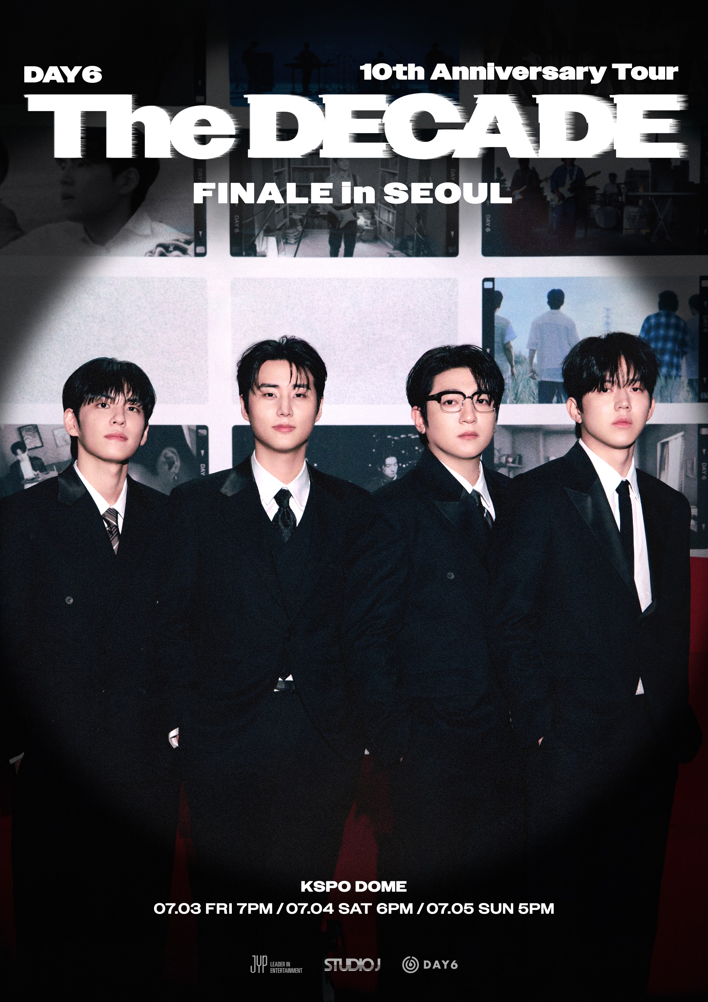 밴드 데이식스 서울 공연 포스터 [JYP엔터테인먼트 제공]