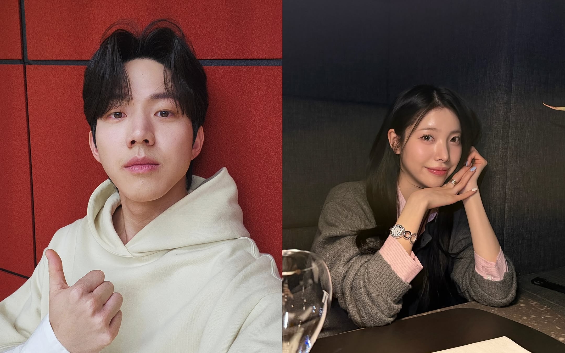 데이식스 도운(좌)과 유튜버 유지유(우) [도운·유지유 인스타그램]