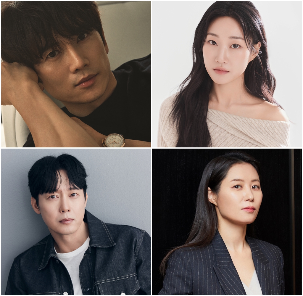배우 지성, 하윤경, 문소리, 박병은(왼쪽 위부터 시계방향)
[JTBC 제공]