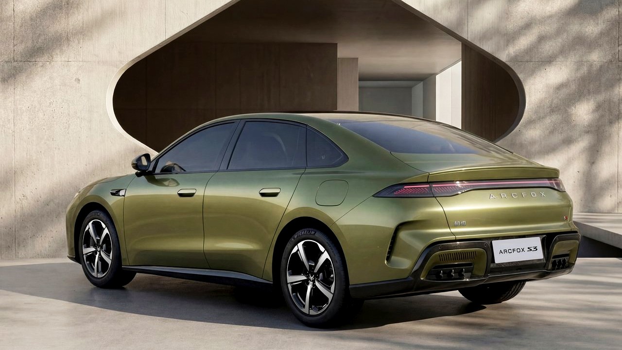 BAIC(베이징자동차) 아크폭스 S3 후면부 / 사진=BAIC