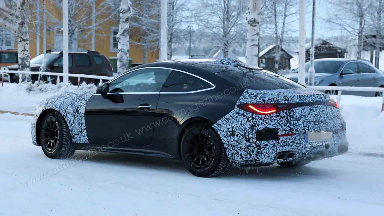 메르세데스-AMG CLE 기반 V8 쿠페 프로토타입 측면부 / 사진=카매거진