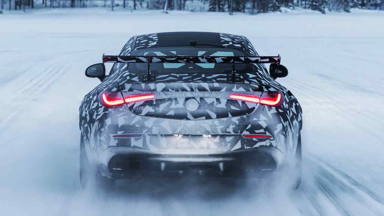 메르세데스-AMG CLE 기반 V8 쿠페 프로토타입 후면부 / 사진=메르세데스-AMG