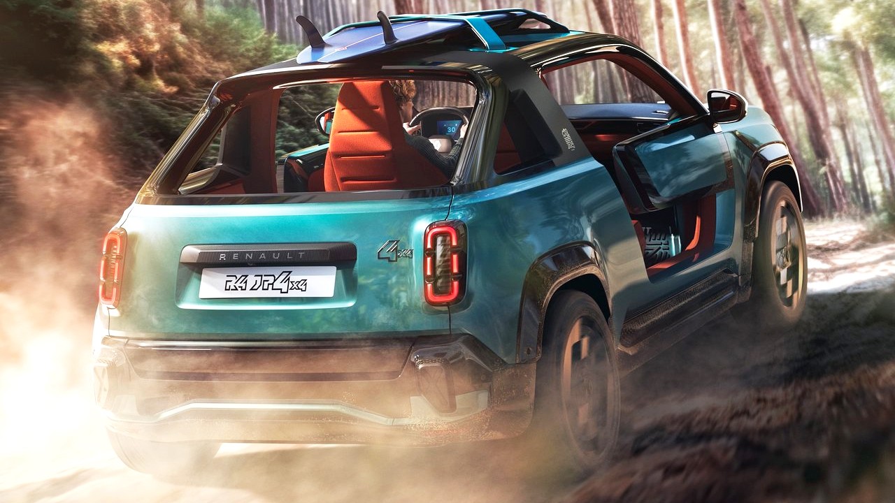르노 4 JP4x4 콘셉트 후면부 / 사진=르노